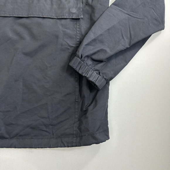 HUF Worldwide Tour Anorak Windbreaker Pullover Jacket Black Big H Logo Men Small - Picture 4 of 10